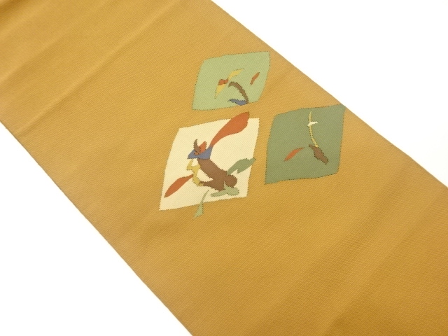 JAPANESE NAGOYA OBI / WOVEN RHOMBUS